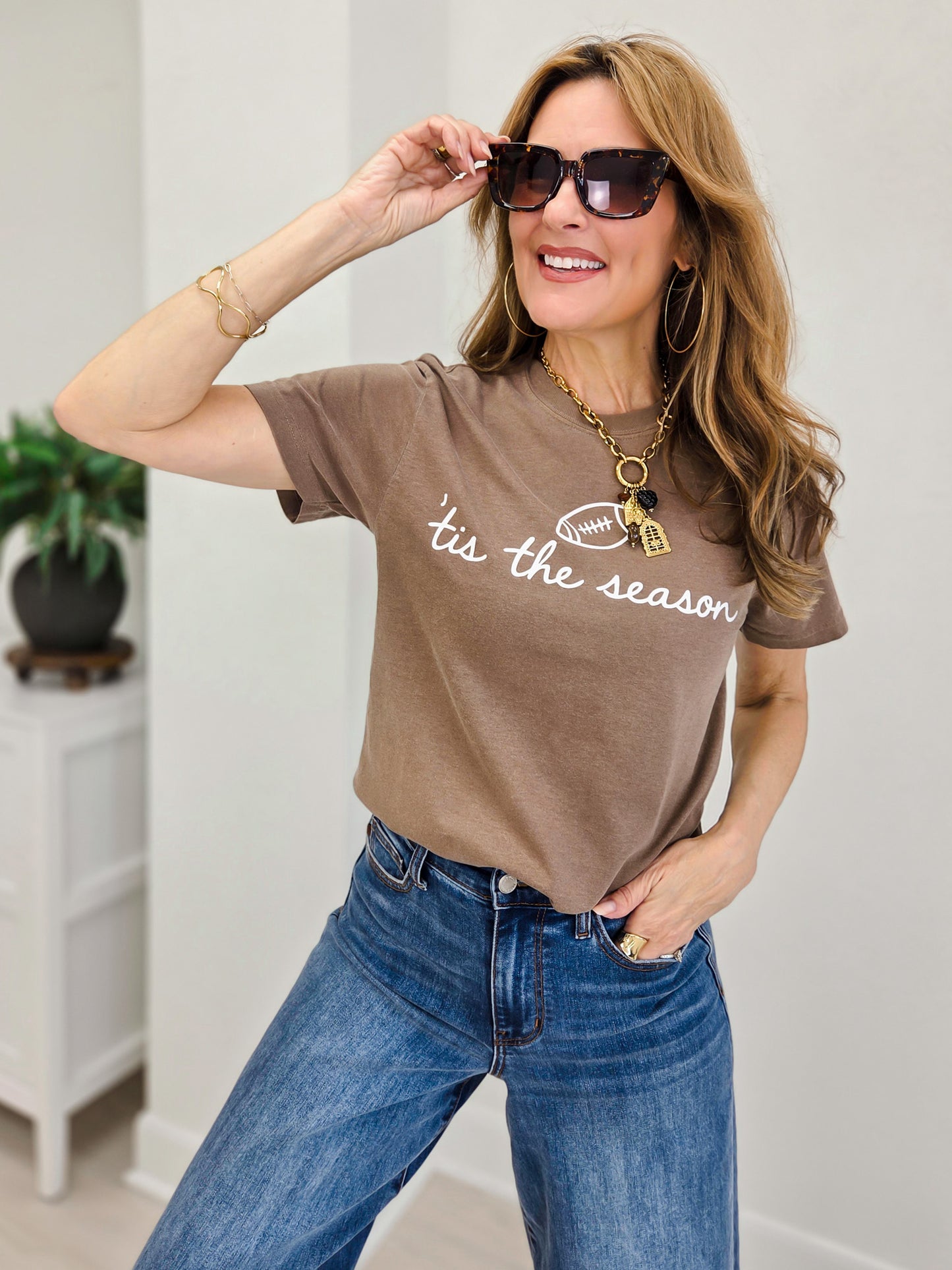 'Tis The Season Football Graphic Tee