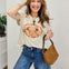Flower Football Graphic Tee