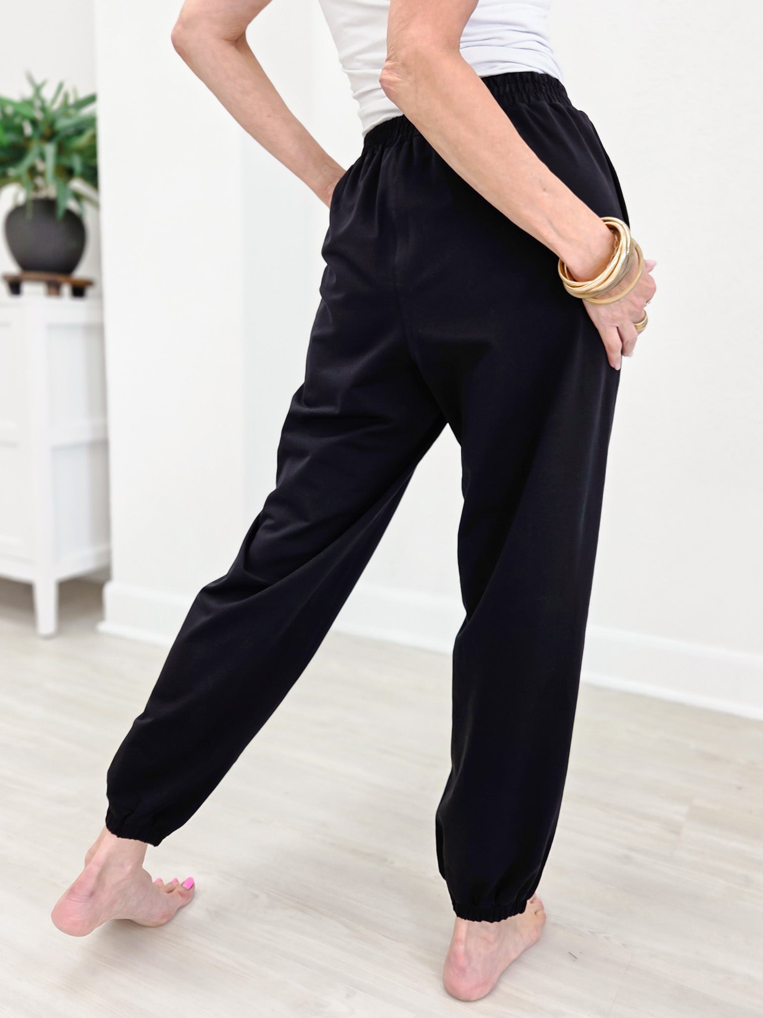 Scuba Pull On Jogger Pants With Pockets