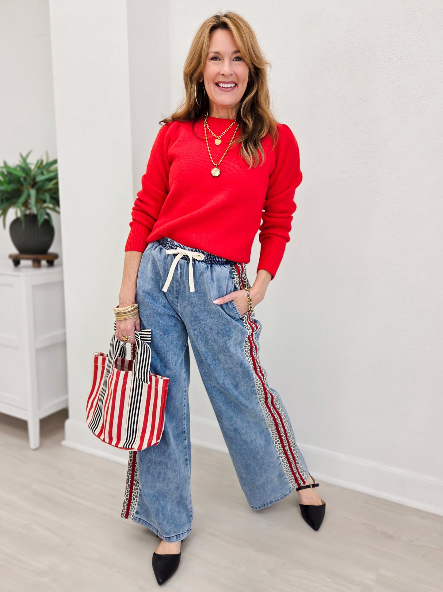 Dressy Crew Neck Sweater
