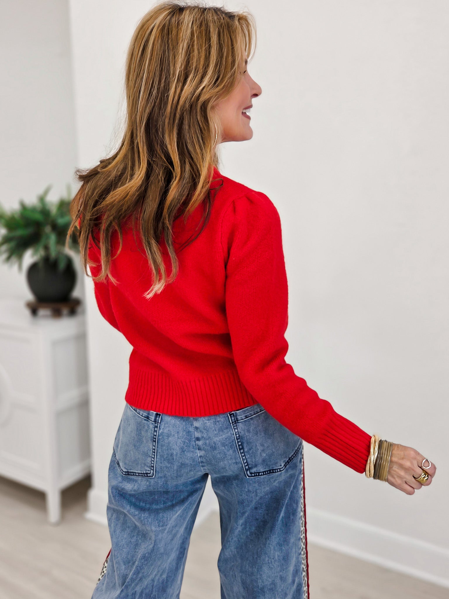 Dressy Crew Neck Sweater