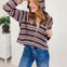 Relaxed Fit Cropped Sweater With Hood