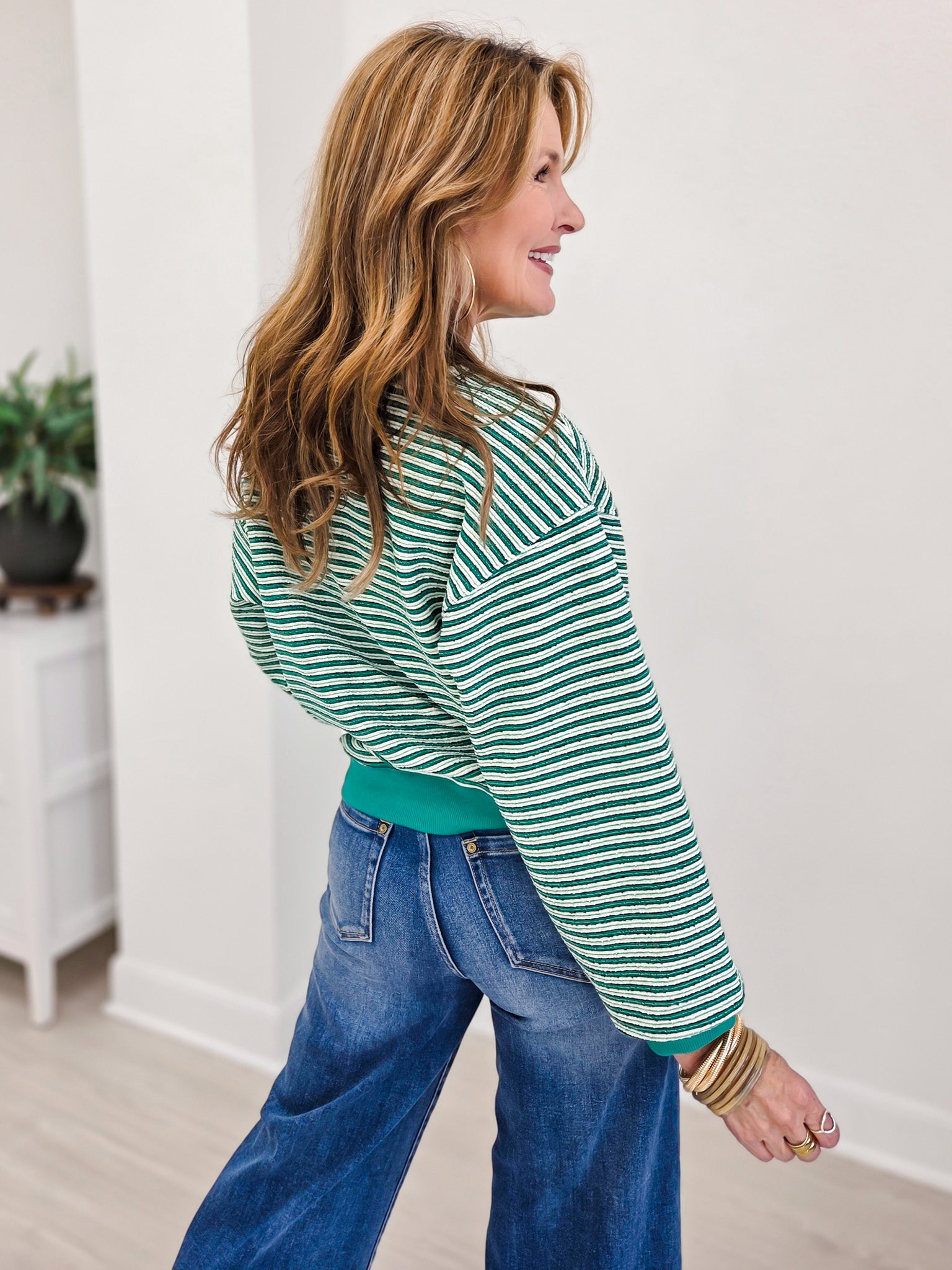 Relaxed Striped Pullover