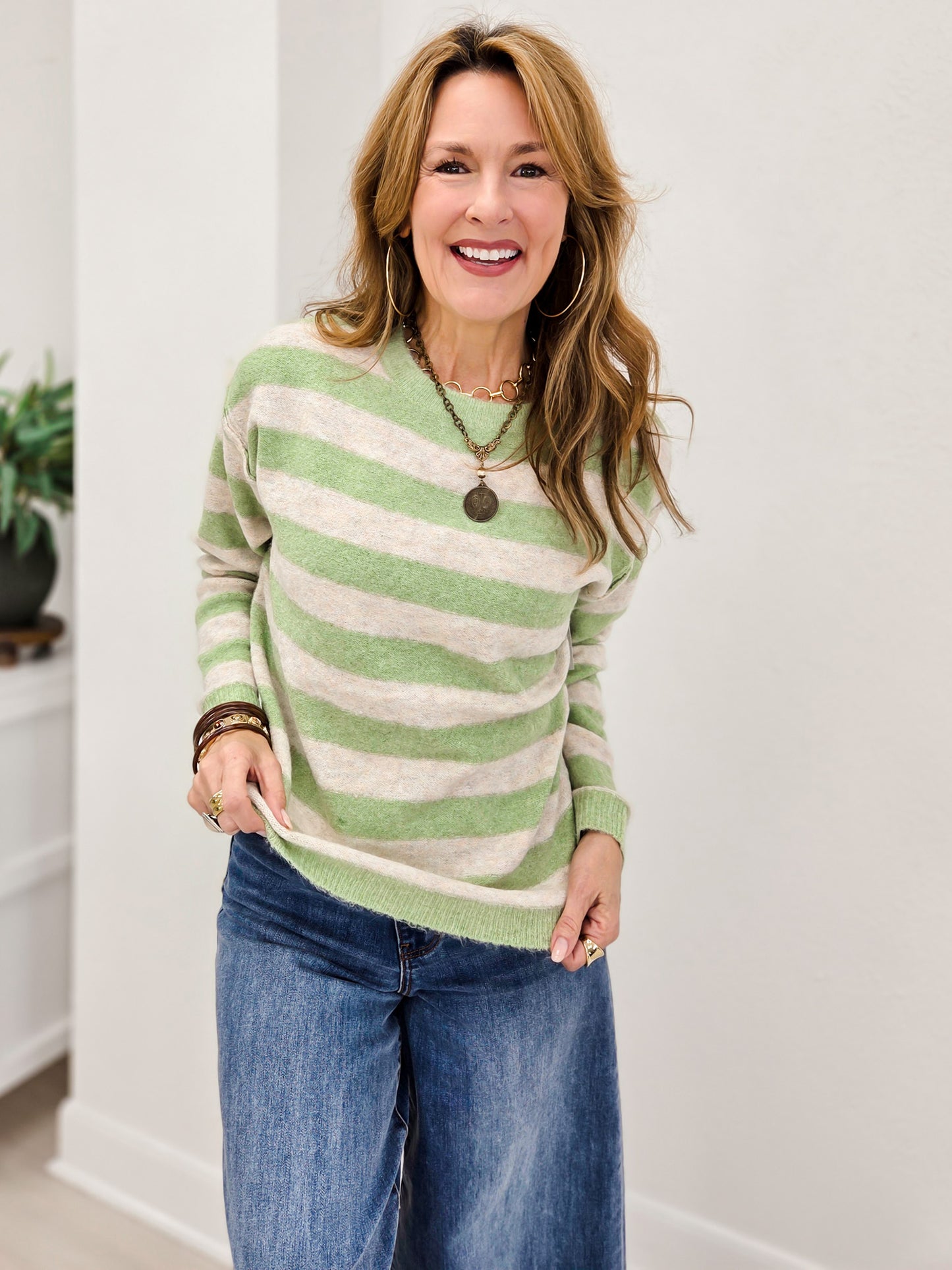 Bold Striped Super Soft Sweater
