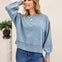 Acid Wash Fleece Oversized Pullover- Grp B