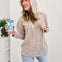 Soft Brushed Hacci Hoodie-Ash Mocha