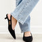 Corky's Kit N Caboodle-Black Faux Suede
