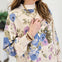Boutique Floral Print Sweatshirt