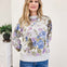Boutique Floral Print Sweatshirt