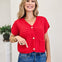 Waffle Texture Crop Cardigan