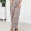 Allover Print Barrel Pants