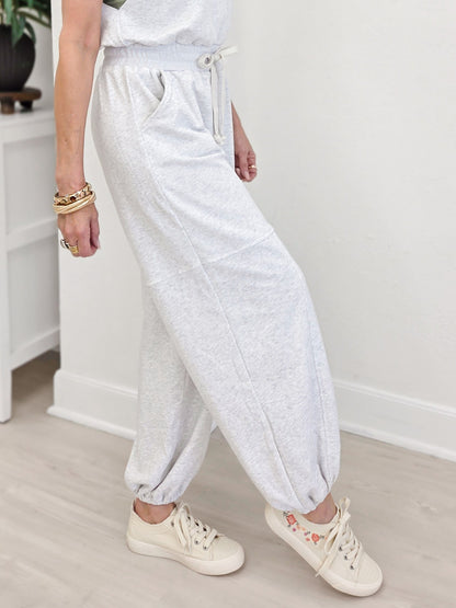 Round-Neck Relaxed Fit Sleeveless Jumpsuit