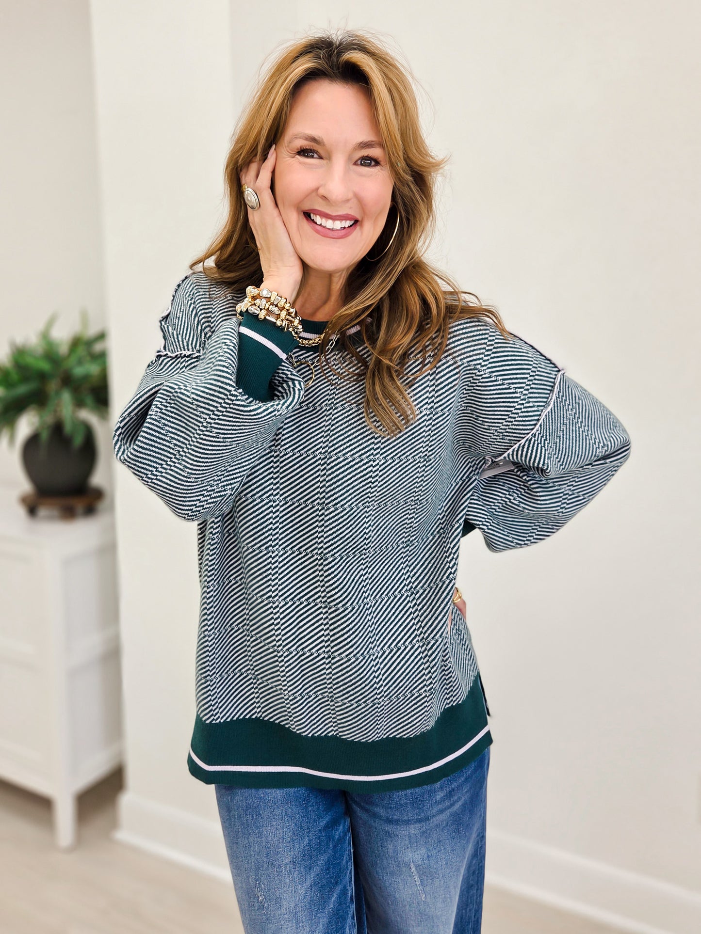 Geometric Pattern Sweater