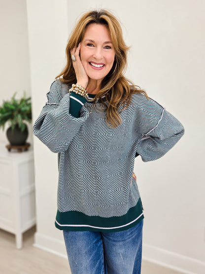 Geometric Pattern Sweater