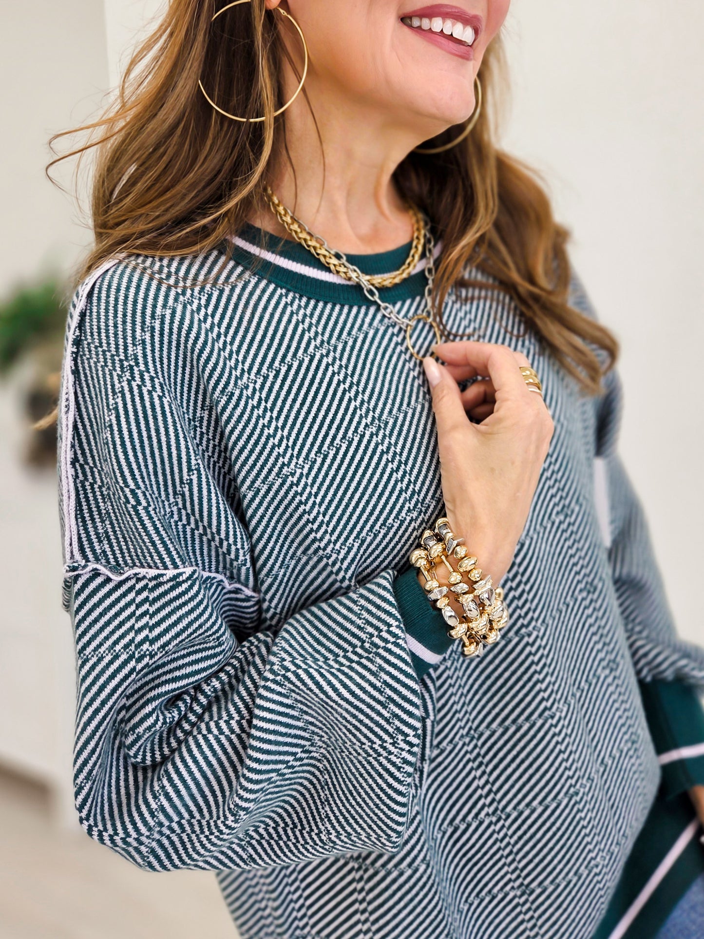 Geometric Pattern Sweater