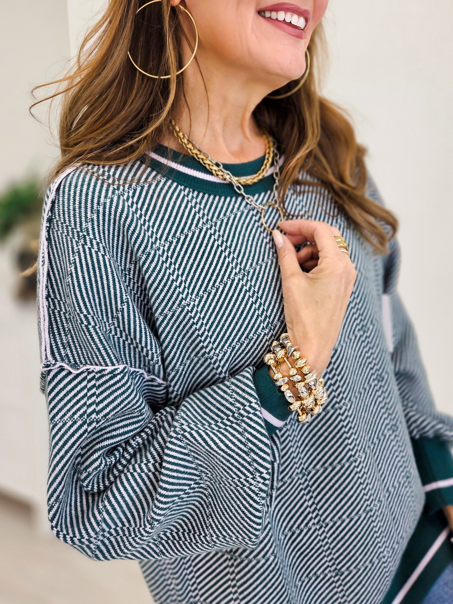 Geometric Pattern Sweater