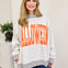 Reversible Halloween Printed Fleeced French Terry Mock Neck