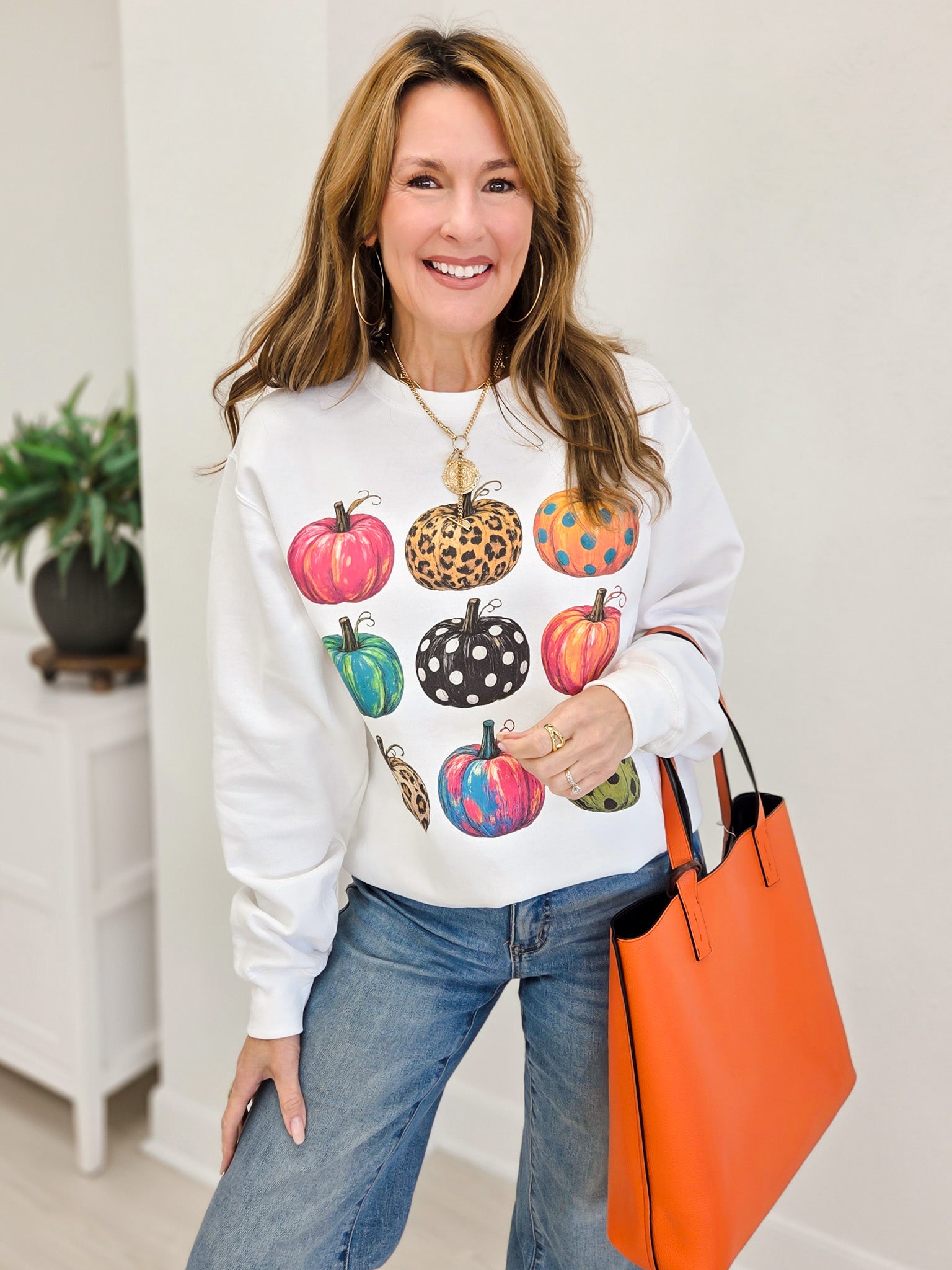 Neon Pumpkins Graphic Tee