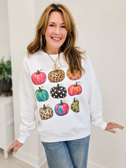 Neon Pumpkins Graphic Tee