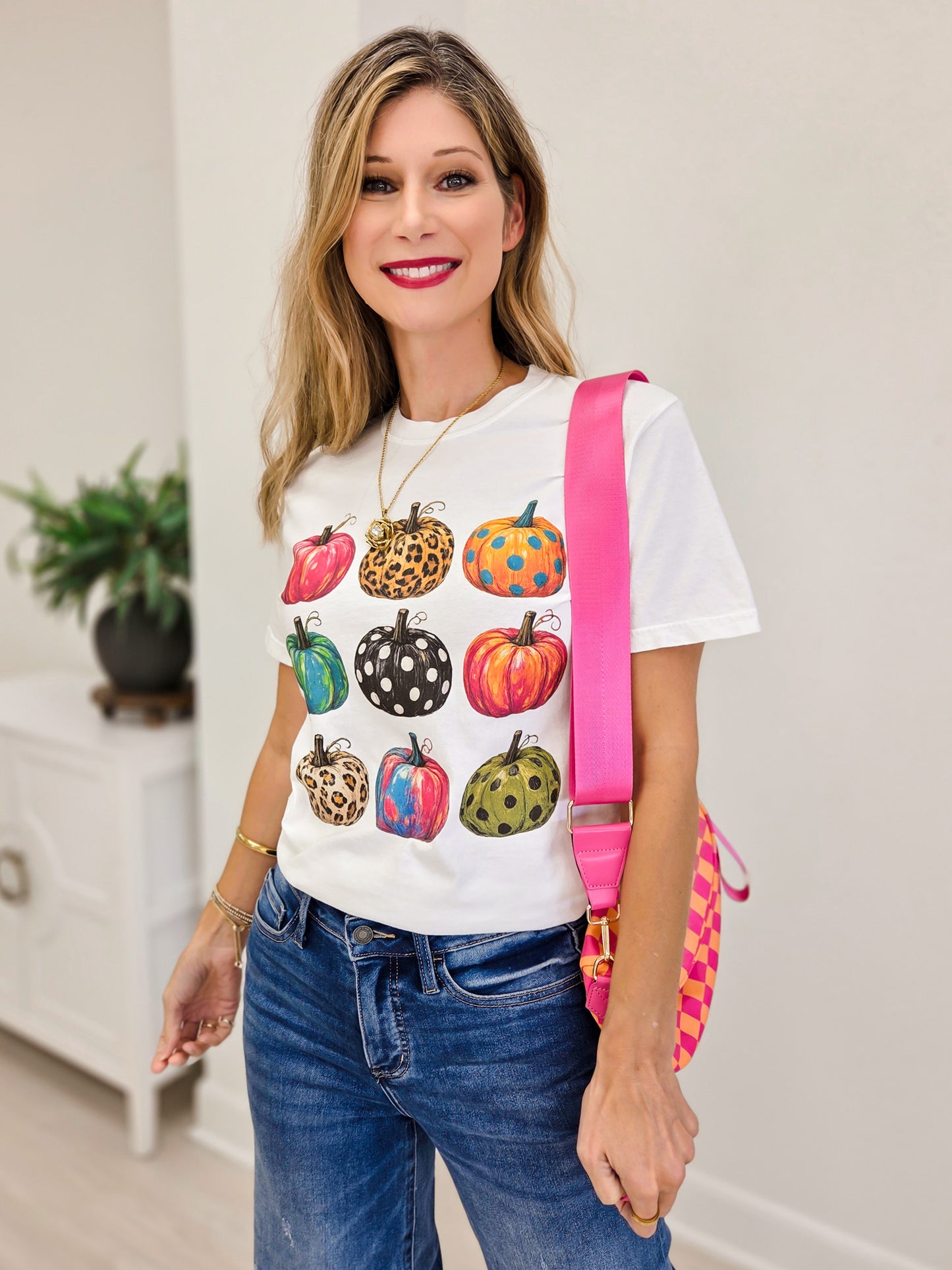 Neon Pumpkins Graphic Tee