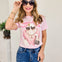 Glamorous Ghost With Rhinestones Graphic Tee