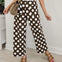 Wide Leg Polka Dot Pants