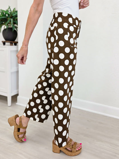 Wide Leg Polka Dot Pants