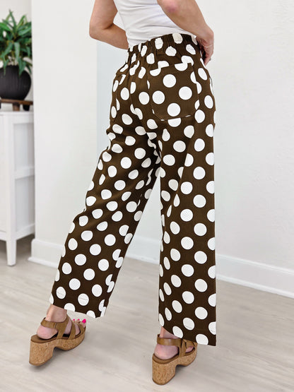 Wide Leg Polka Dot Pants