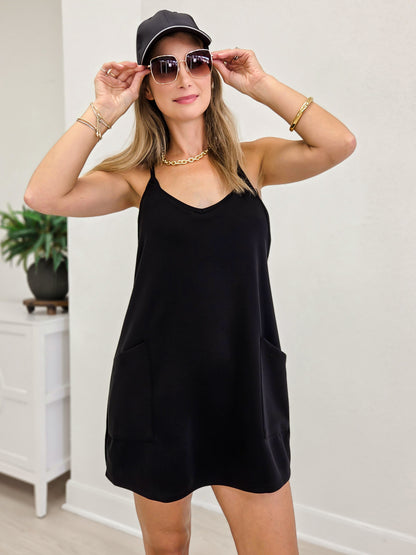 Romper Dress With Adjustable Straps
