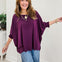 Oversized Poncho Blouse