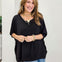 Oversized Poncho Blouse