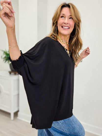Oversized Poncho Blouse