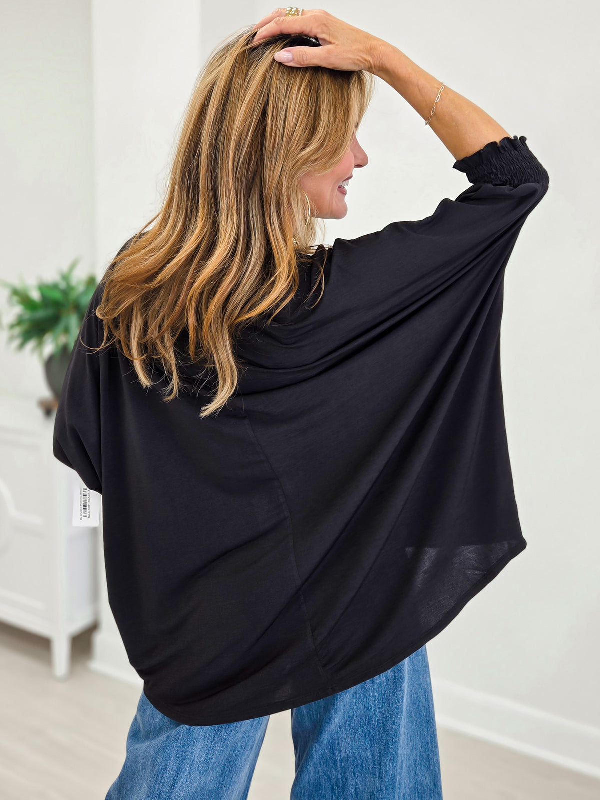 Oversized Poncho Blouse