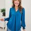 Smocked Long Sleeve Lizzy Blouse Top