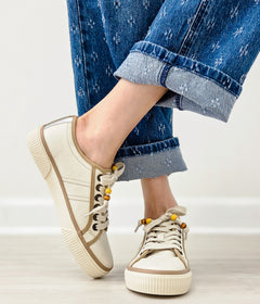 Blowfish Azure Gold Leopard  Sneaker