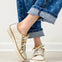 Blowfish Azure Gold Leopard  Sneaker