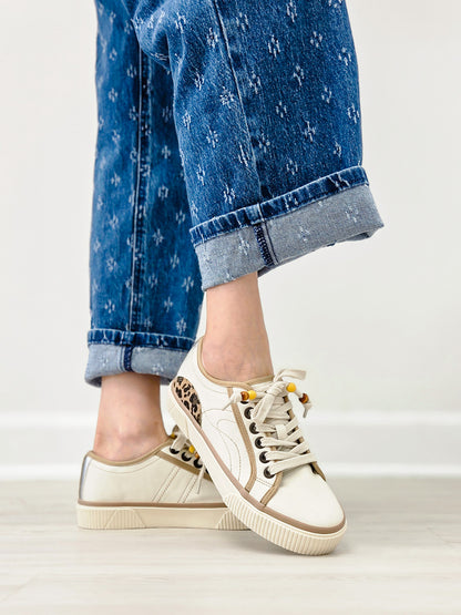 Blowfish Azure Gold Leopard  Sneaker