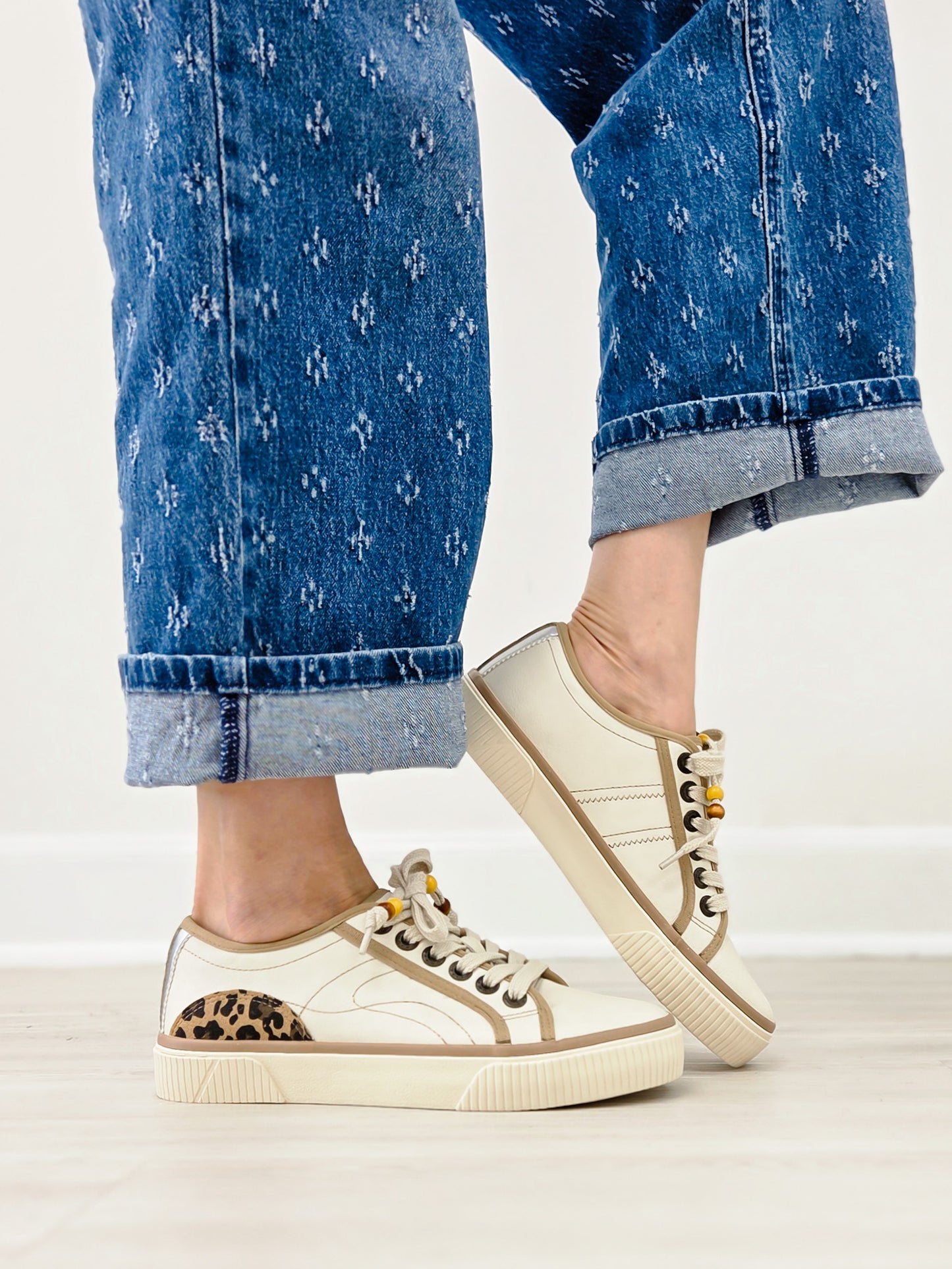 Blowfish Azure Gold Leopard  Sneaker