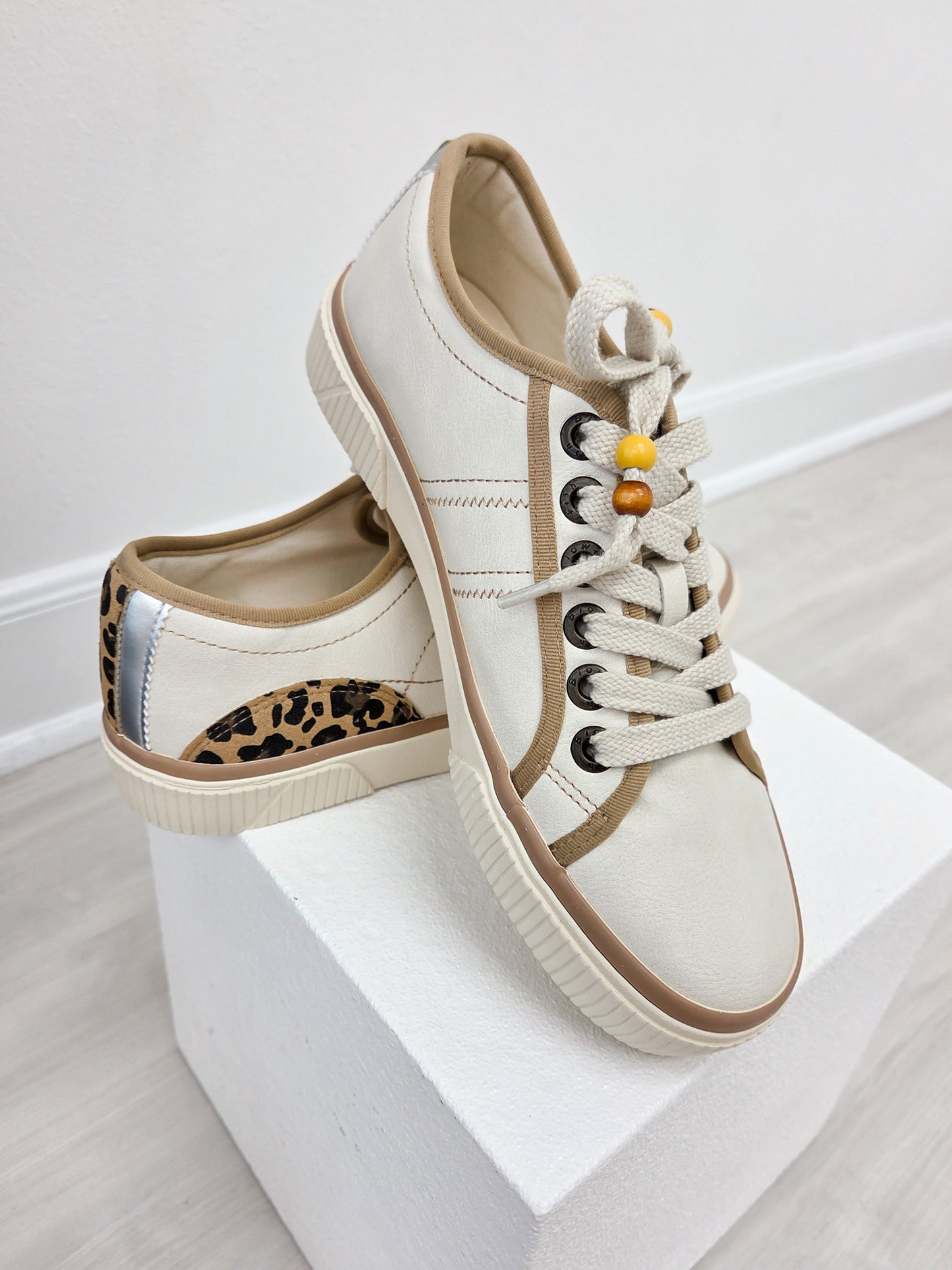 Blowfish Azure Gold Leopard  Sneaker
