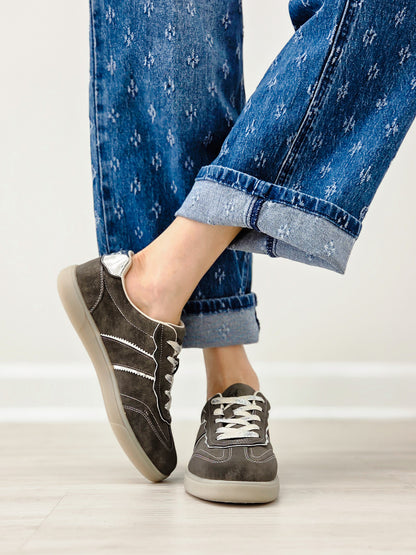 Blowfish Malibu Womens Tastic 2 Sneaker-Smooth Charcoal