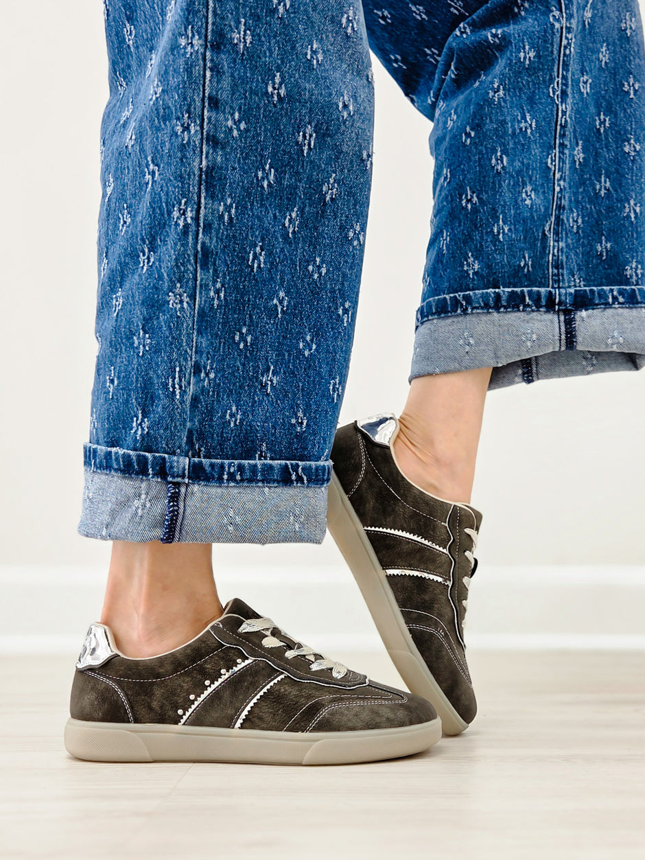 Blowfish Malibu Womens Tastic 2 Sneaker-Smooth Charcoal