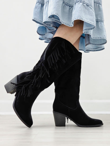 Blowfish Malibu Criss Western Boot-Black