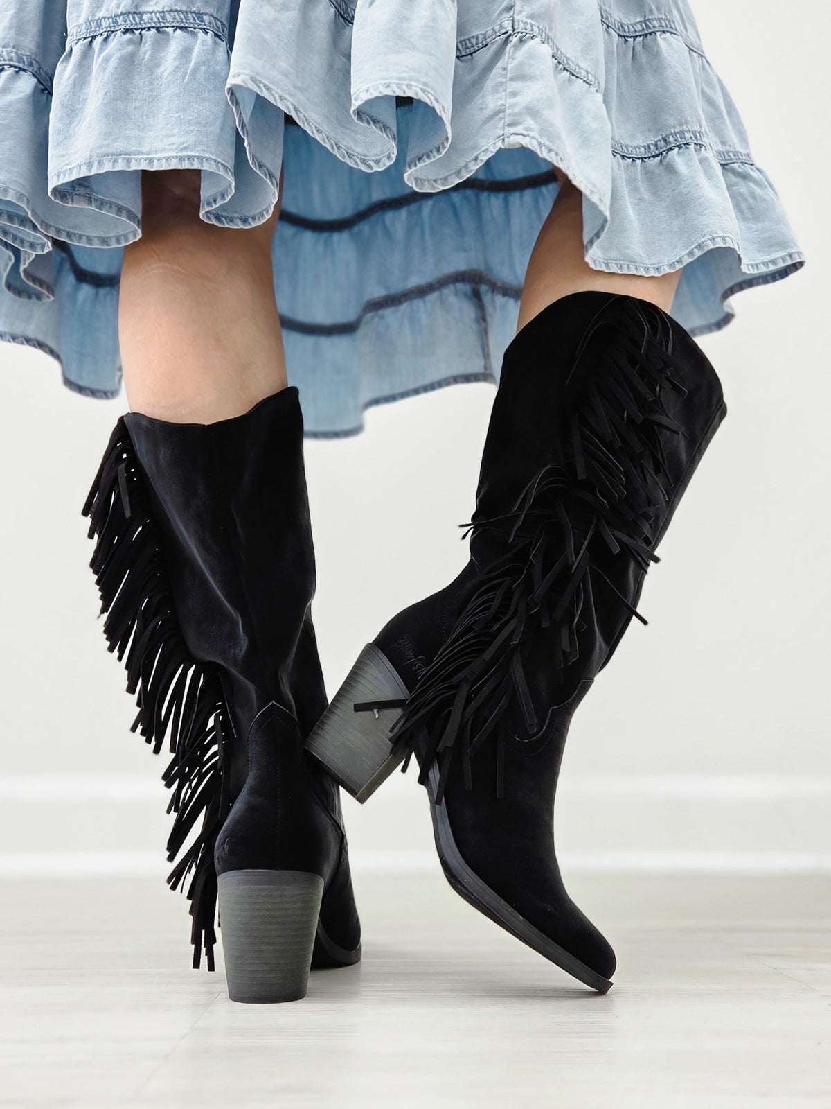 Blowfish Malibu Criss Western Boot-Black
