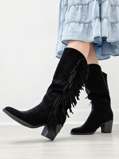 Blowfish Malibu Criss Western Boot-Black