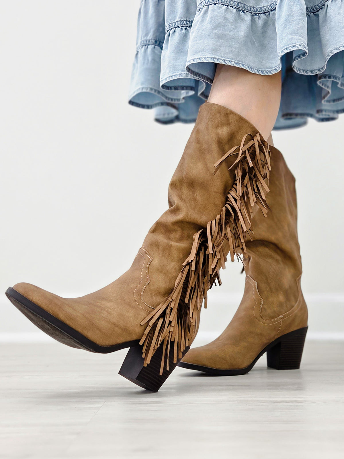 Blowfish Malibu Criss Western Boot-Tan