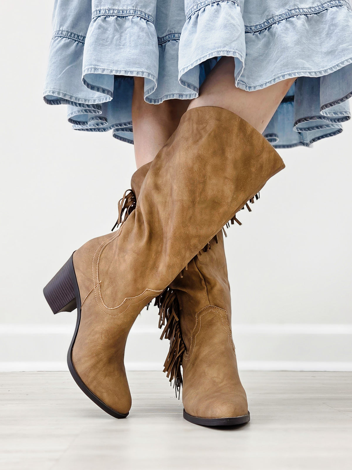 Blowfish Malibu Criss Western Boot-Tan