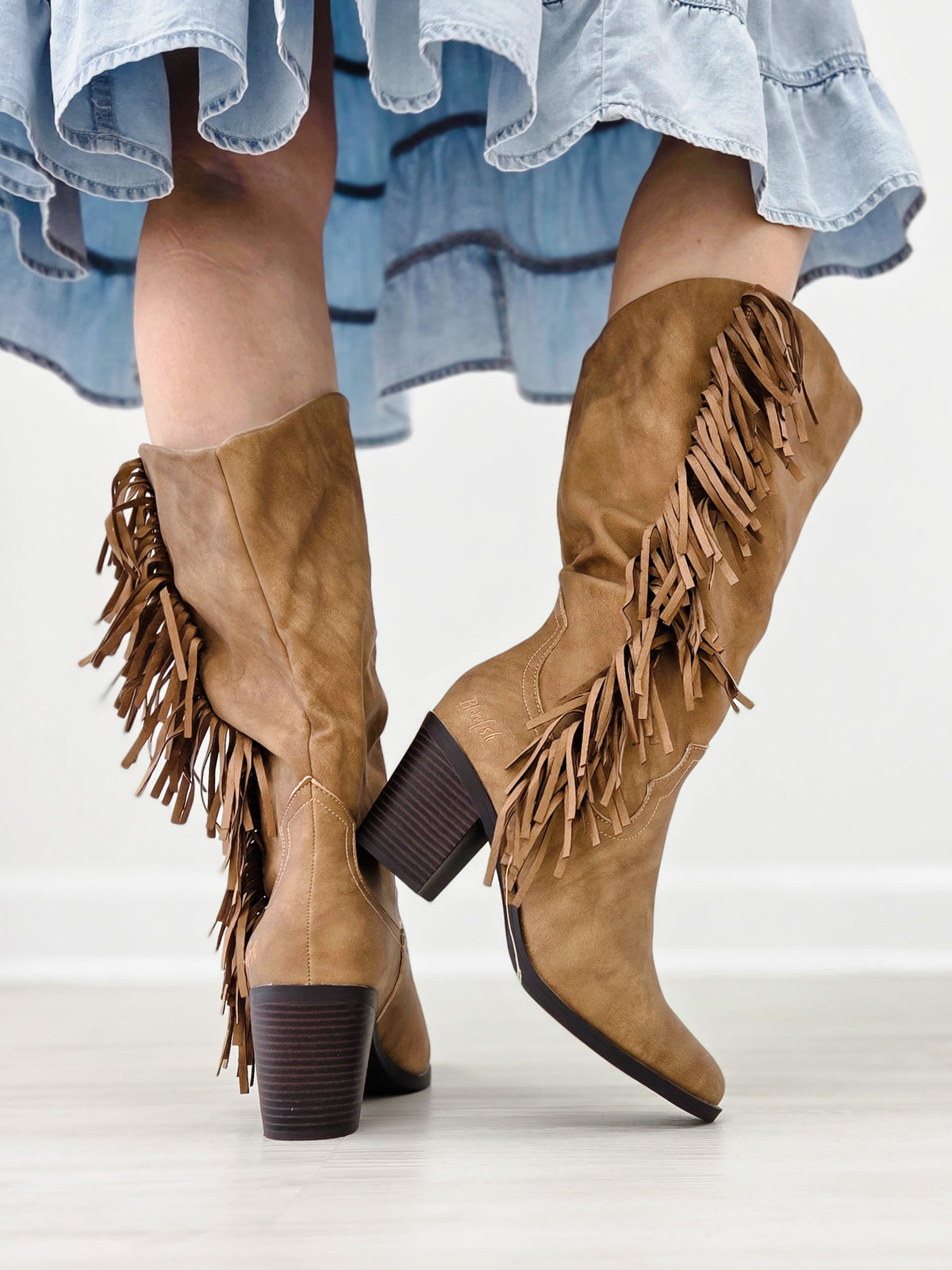 Blowfish Malibu Criss Western Boot-Tan
