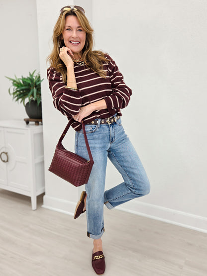 Judy Blue SIMPLY SOMETHIN' Mid-Rise Non-Distressed Boyfriend Jeans