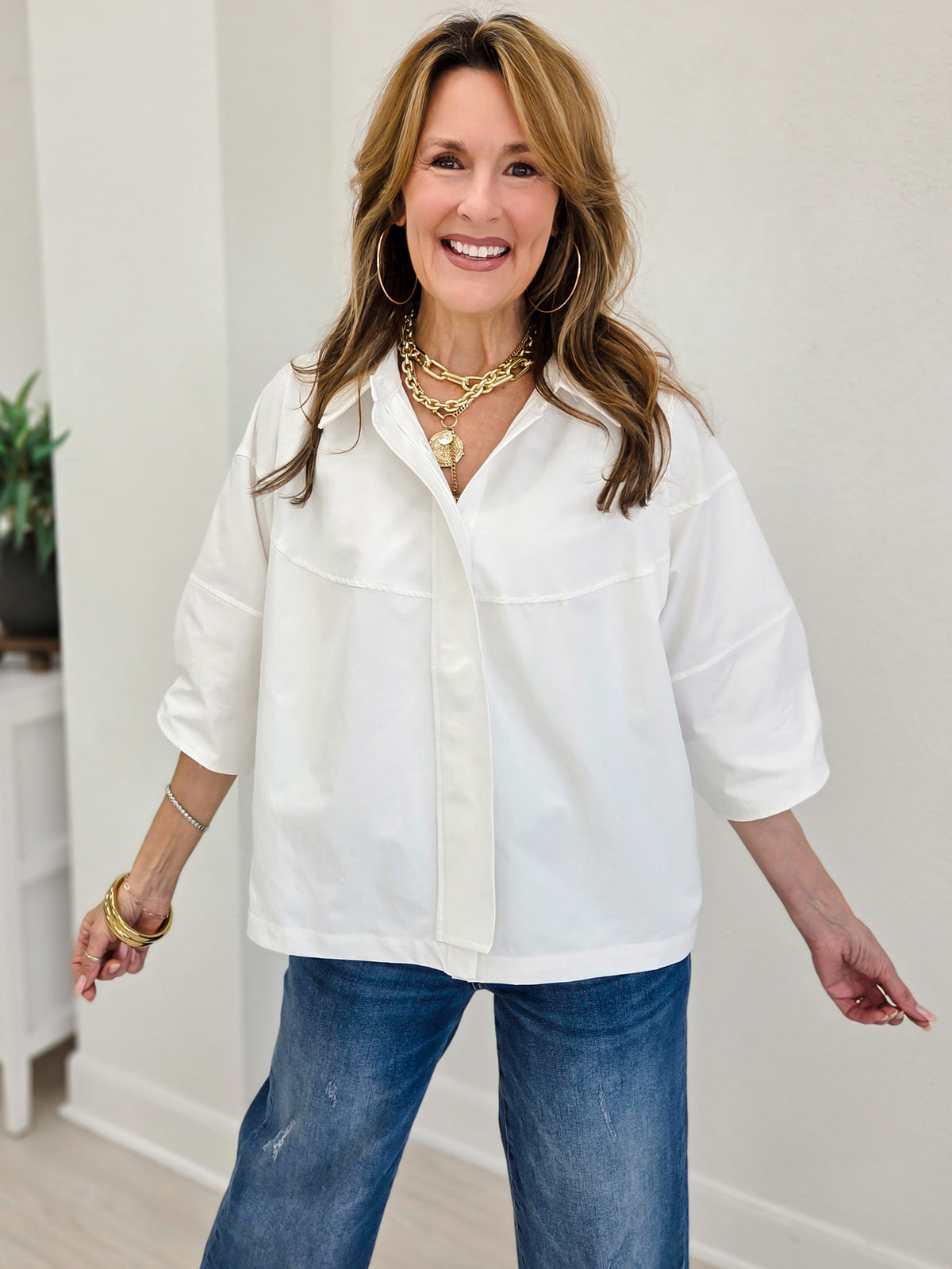 Oversized Silhouette Top