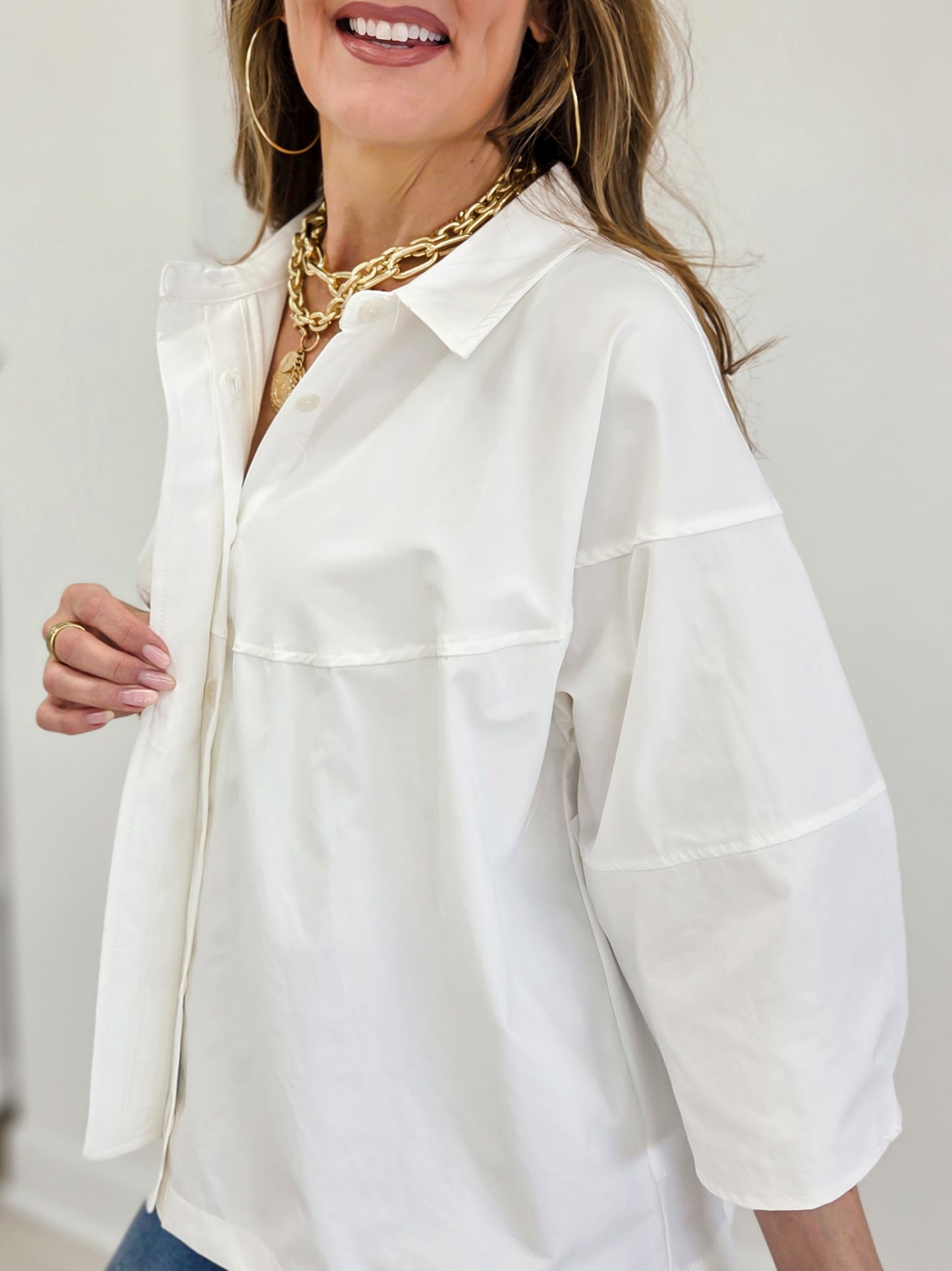 Oversized Silhouette Top